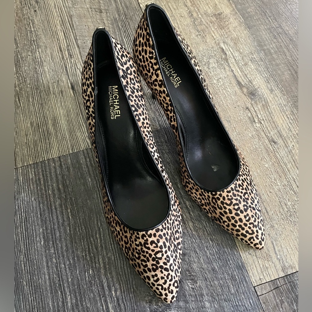 Michael Kors Dorothy Flex Pump Animal Print Heels